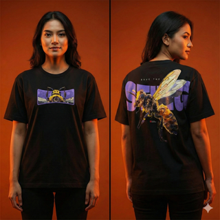 BEE - SAVE THE SWEET - OVERSIZED T SHIRT PUFF PRINT